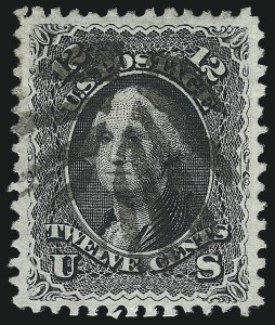 Sale 1061, Lot 3499, 1867-68 Grilled Issue (Scott 83-100)