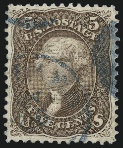 Sale 1061, Lot 3503, 1867-68 Grilled Issue (Scott 83-100)