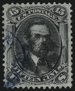 Sale 1061, Lot 3513, 1867-68 Grilled Issue (Scott 83-100)