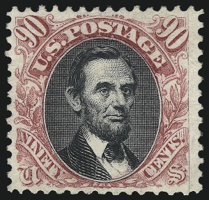 Sale 1061, Lot 3572, 1875 Re-Issue of 1869 Pictorial Issue (Scott 123-132)