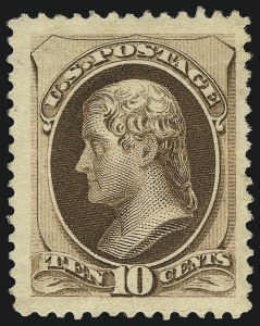 Sale 1061, Lot 3622, 1879-88 American Bank Note Co. Issue (Scott 182-218)