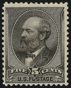 Sale 1061, Lot 3630, 1879-88 American Bank Note Co. Issue (Scott 182-218), 5c Yellow Brown (205) Sale 1061, Lot 3630, 1879-88 American Bank Note Co. Issue (Scott 182-218)