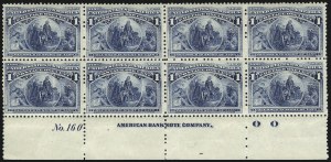 Sale 1061, Lot 3660, 1c-30c 1893 Columbian Issue (Scott 230-239)