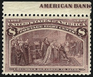 Sale Number 1061, Lot Number 3687, 1c-30c 1893 Columbian Issue (Scott 230-239) Sale Number 1061, Lot Number 3687, 1c-30c 1893 Columbian Issue (Scott 230-239)