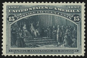 Sale 1061, Lot 3701, 1c-30c 1893 Columbian Issue (Scott 230-239)