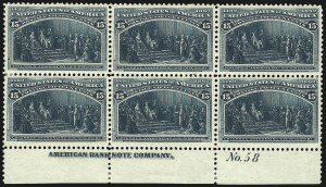 Sale 1061, Lot 3702, 1c-30c 1893 Columbian Issue (Scott 230-239)