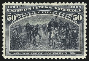 Sale 1061, Lot 3707, 50c-$5.00 1893 Columbian Issue (Scott 240-245)