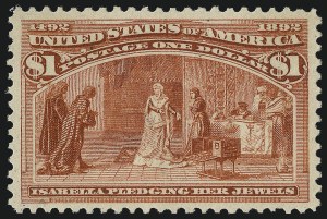 Sale Number 1061, Lot Number 3710, 50c-$5.00 1893 Columbian Issue (Scott 240-245)