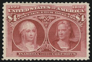 Sale Number 1061, Lot Number 3728, 50c-$5.00 1893 Columbian Issue (Scott 240-245)