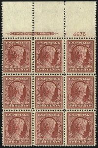 Sale 1061, Lot 3871, 1908-13 Washington-Franklin Issues (Scott 331-396)