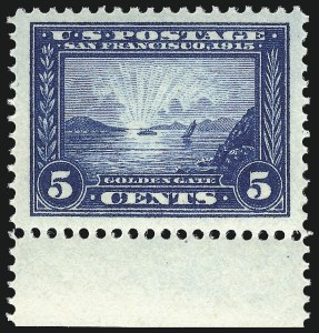Sale 1061, Lot 3887, 1913-15 Panama-Pacific Issue (Scott 397-404)