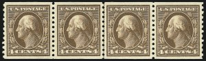 Sale 1061, Lot 3920, 1912-14 Washington-Franklin Issue (Scott 407-459)