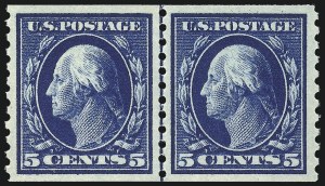 Sale 1061, Lot 3922, 1912-14 Washington-Franklin Issue (Scott 407-459)