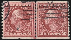 Sale 1061, Lot 3930, 1912-14 Washington-Franklin Issue (Scott 407-459)
