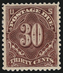 Sale 1061, Lot 4119, Postage Due, 30c Deep Claret (J36) Sale 1061, Lot 4119, Postage Due