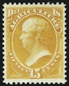 Sale 1061, Lot 4147, Officials, 15c Agriculture (O7) Sale 1061, Lot 4147, Officials