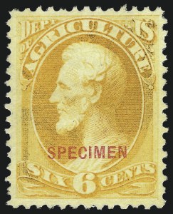 Sale 1061, Lot 4198, Official Specimens