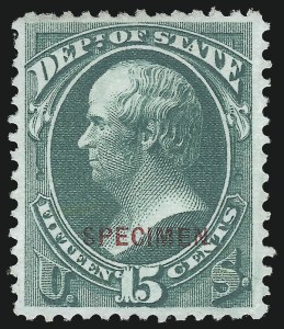 Sale 1061, Lot 4208, Official Specimens