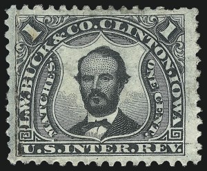 Sale 1061, Lot 4342, Private Die Match Stamps, Akron thru Wm. Gates