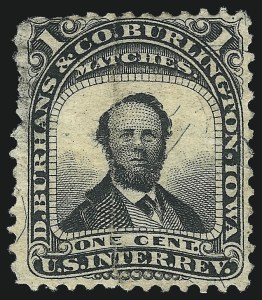 Sale 1061, Lot 4343, Private Die Match Stamps, Akron thru Wm. Gates