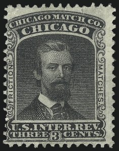 Sale 1061, Lot 4347, Private Die Match Stamps, Akron thru Wm. Gates