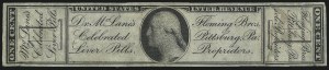 Sale 1061, Lot 4411, Private Die Medicine Stamps, Davis thru Dr. Jayne