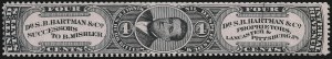 Sale 1061, Lot 4414, Private Die Medicine Stamps, Davis thru Dr. Jayne