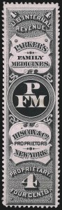 Sale 1061, Lot 4425, Private Die Medicine Stamps, Davis thru Dr. Jayne