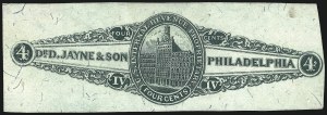 Sale 1061, Lot 4439, Private Die Medicine Stamps, Davis thru Dr. Jayne