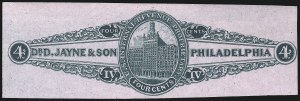 Sale 1061, Lot 4440, Private Die Medicine Stamps, Davis thru Dr. Jayne