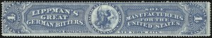 Sale 1061, Lot 4443, Private Die Medicine Stamps, Kelly thru Zeilin