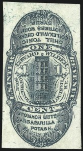 Sale 1061, Lot 4484, Private Die Medicine Stamps, Kelly thru Zeilin