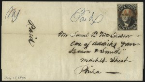 Sale 1062, Lot 11, Postmasters Provisionals