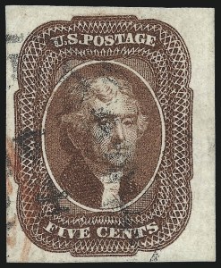 Sale 1062, Lot 112, 5c-12c 1851-56 Issue (Scott 12-17)