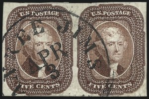 Sale 1062, Lot 117, 5c-12c 1851-56 Issue (Scott 12-17)