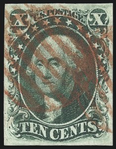 Sale 1062, Lot 121, 5c-12c 1851-56 Issue (Scott 12-17)
