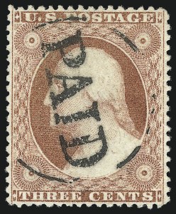 Sale 1062, Lot 136, 1c-5c 1857-60 Issue (Scott 18-30A)