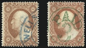 Sale 1062, Lot 138, 1c-5c 1857-60 Issue (Scott 18-30A)