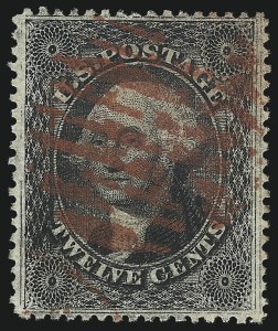 Sale 1062, Lot 156, 10c-90c 1857-60 Issue (Scott 31-39)