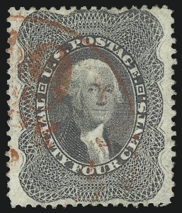 Sale 1062, Lot 157, 10c-90c 1857-60 Issue (Scott 31-39)