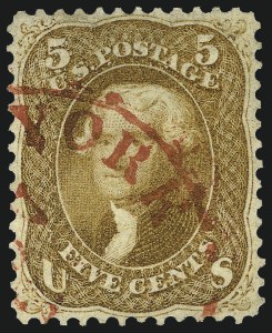 Sale 1062, Lot 192, 1861-66 Issue (Scott 56-69)