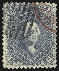 Sale 1062, Lot 219, 1861-66 Issue, cont. (Scott 70-70d), 24c Steel Blue (70b) Sale 1062, Lot 219, 1861-66 Issue, cont. (Scott 70-70d)