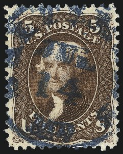 Sale 1062, Lot 244, 1861-66 Issue, cont. (Scott 71-78c)