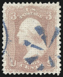 Sale 1062, Lot 261, 1867-68 Grilled Issue (Scott 79-101)