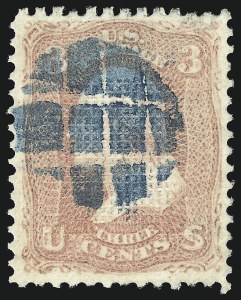 Sale 1062, Lot 262, 1867-68 Grilled Issue (Scott 79-101)