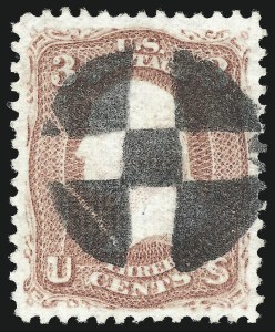 Sale 1062, Lot 264, 1867-68 Grilled Issue (Scott 79-101)