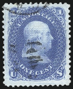 Sale Number 1062, Lot Number 268, 1867-68 Grilled Issue (Scott 79-101) Sale Number 1062, Lot Number 268, 1867-68 Grilled Issue (Scott 79-101)