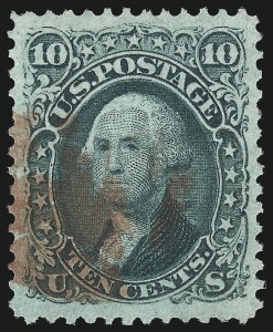 Sale 1062, Lot 282, 1867-68 Grilled Issue (Scott 79-101)