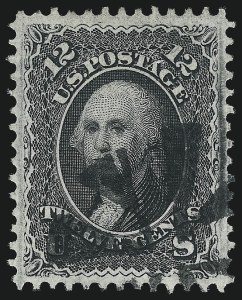 Sale Number 1062, Lot Number 283, 1867-68 Grilled Issue (Scott 79-101)