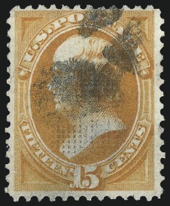 Sale 1062, Lot 355, 1870-71 National Bank Note Co. Grilled Issue (Scott 134-144)